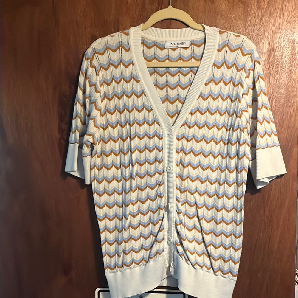 Kate Kasin Chevron Cardigan
